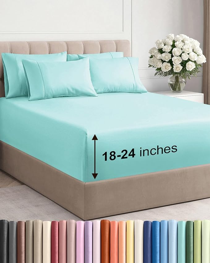 Extra Deep Cal King Sheet Set by CGKUnlimited