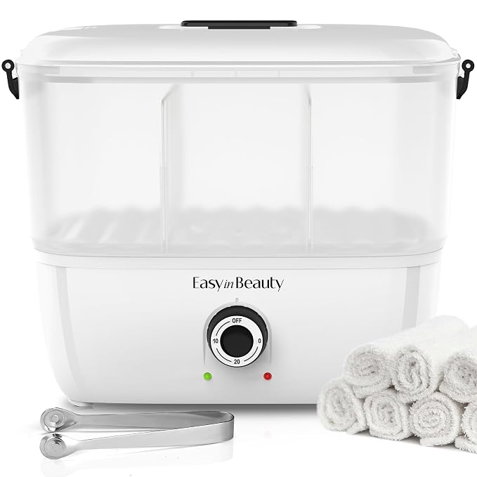 EASYINBEAUTY Hot Towel Warmers for Spa, Holds 16 Small Towels, 5L Portable - Image 8