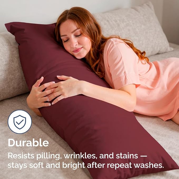 Body Pillowcases Set of 4-20x54 Long Body Pillow Case - Image 4