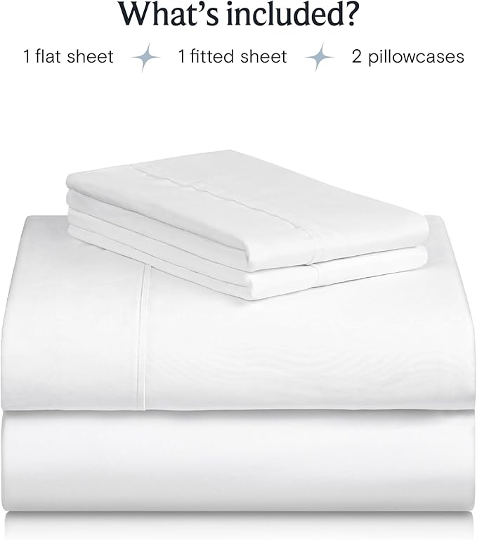 LuxClub 4 PC Queen Sheet Set, Bed Sheets Queen Size, Deep Pockets 18" Wrinkle - Image 2