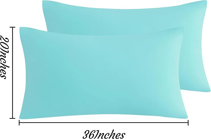 NTBAY King Pillow Cases Set of 2, 2 Pack Brushed Microfiber 20x36 Pillow Cases - Image 6