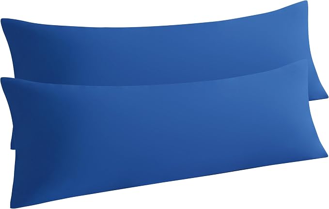NTBAY Body Pillow Cases Set of 2, 2 Pack Brushed Microfiber 20x54 Pillow Cases by NTBAY