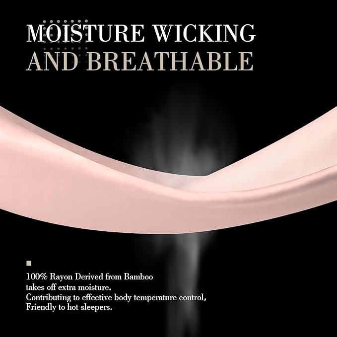 WishSmile Cooling King Pillow Cases Set of 2 Breathable Cool Silky Soft - Image 6