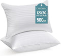 Oubonun 12 x 20 Throw Pillow Inserts, Firm and Fluffy Decorative Square Pillows by Oubonun