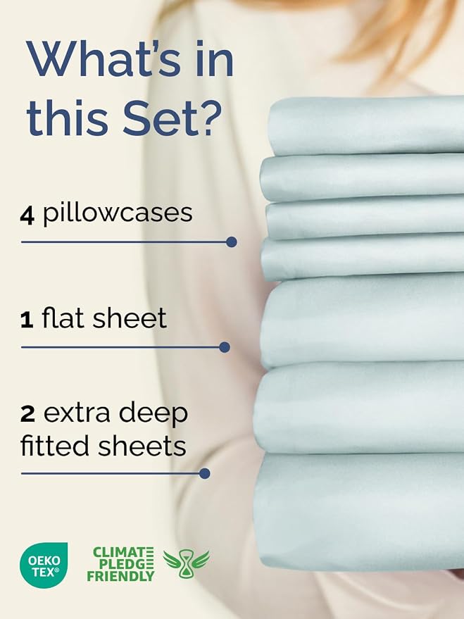 Extra Deep Split King Sheet Set - Image 2