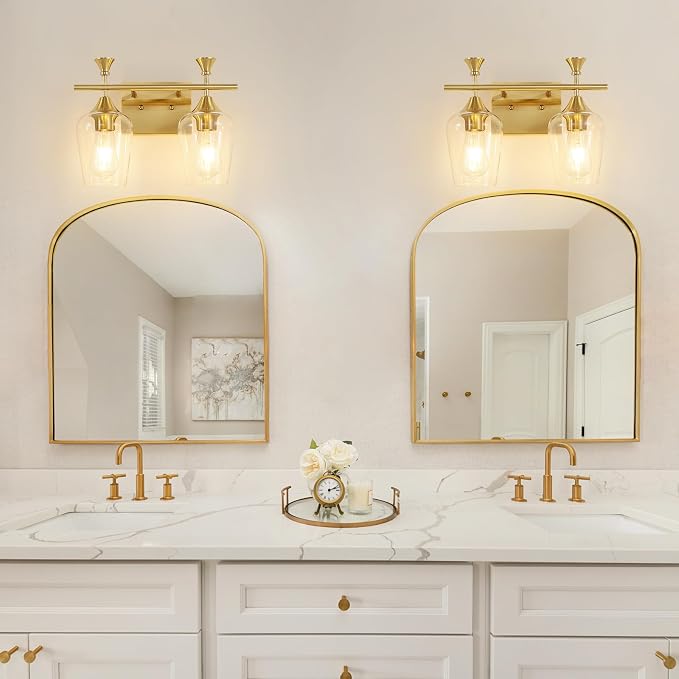 Bathroom Light Fixtures, Brushed Gold Vanity Lights - Image 8