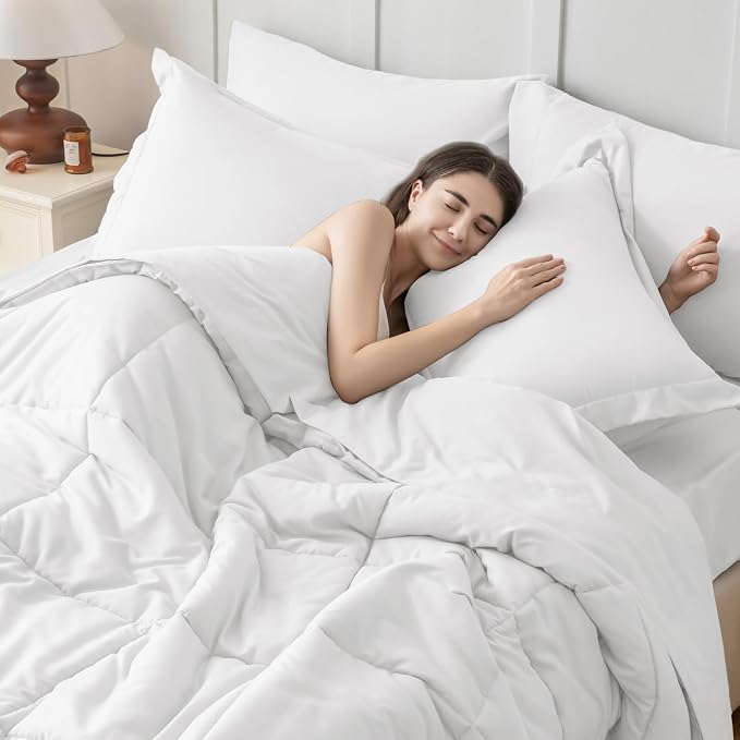 JOLLYVOGUE King Comforter Set, Ultra-Soft Bed in a Bag King Size 7 Pieces - Image 7
