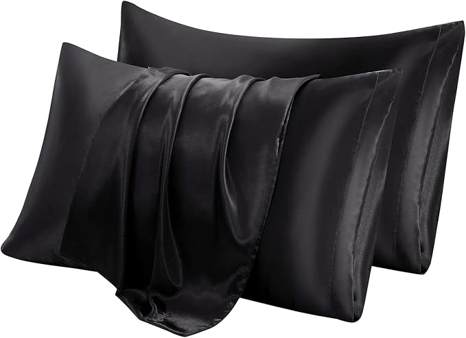 Aormenzy Black Satin Pillowcase - Image 6