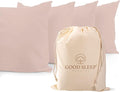 1000 TC Blush King Pillowcases Set of 4 100% Egyptian Cotton Pillow Cases by GoodSleepBedding