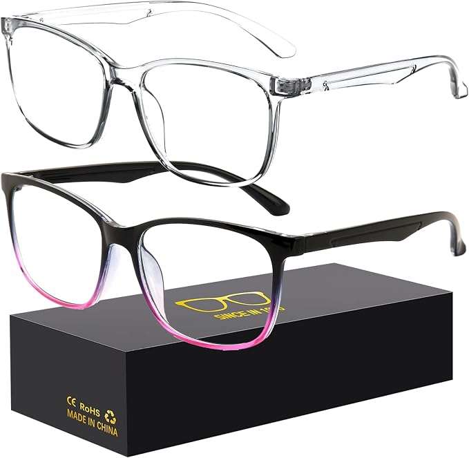 Oilway Blue-Light Blocking Glasses Computer Reading/Gaming/TV/Phones Glasses by Oilway