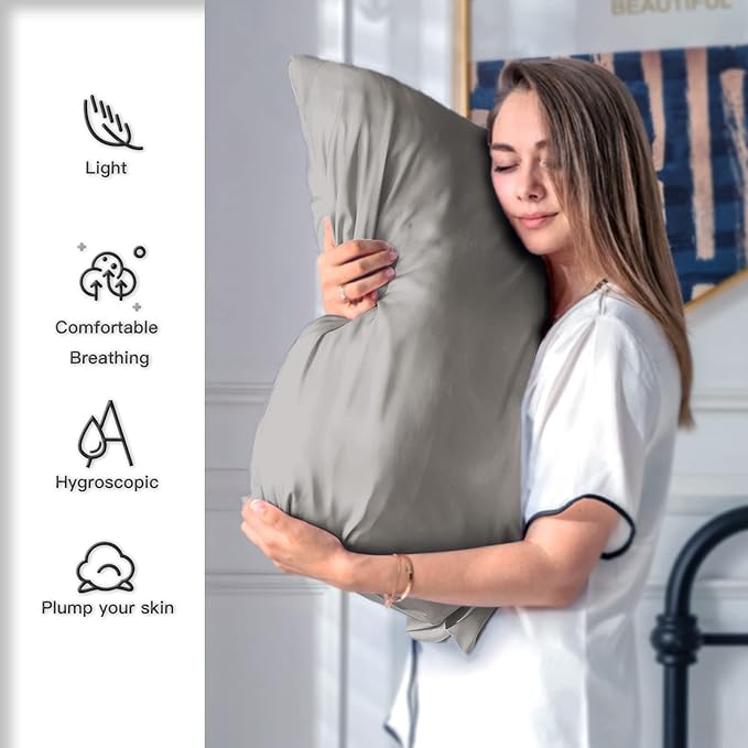 Natural Mulberry Silk Pillowcase - Image 3