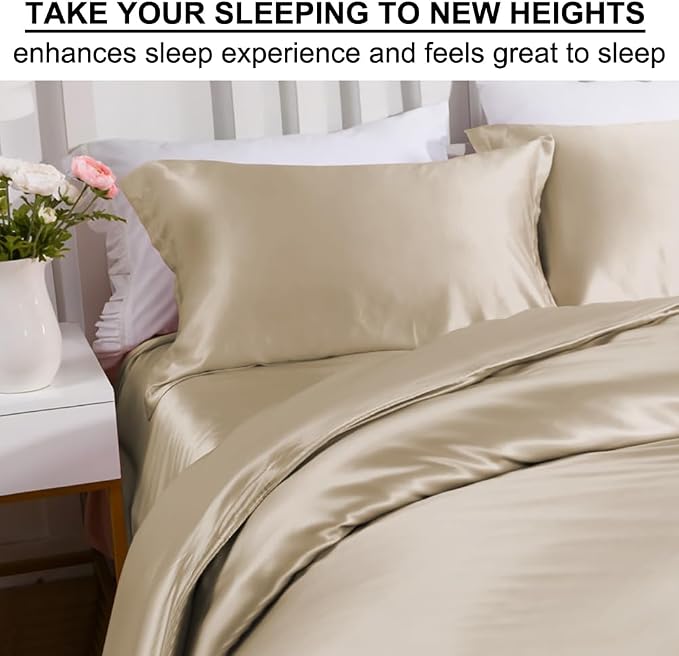 Ravmix Silk Pillow Cases with Zipper, 21momme Mulberry Silk Pillowcase - Image 7