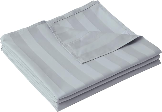 Cotton Twin Flat Sheet Only, 600 Thread Count 100% Egyptian Cotton Top Sheet by ZaizaiHome
