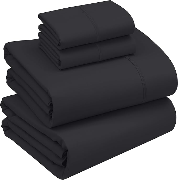 RUVANTI 100% Cotton Sheets – Queen Size Percale Bedding, Cooling & Breathable by Ruvanti
