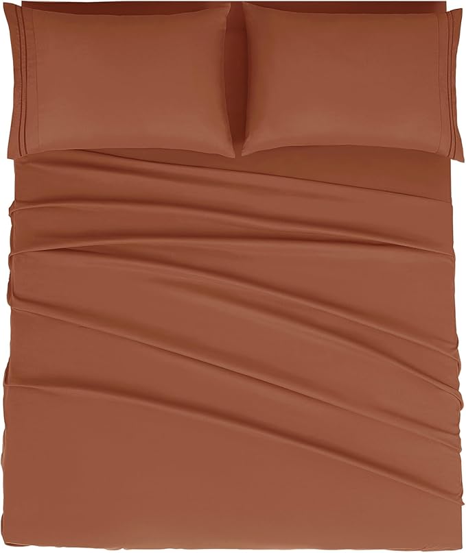 Mejoroom King Size Bed Sheet Set - Image 2