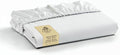 Linen Home 100% Cotton Percale Weave Fitted Sheet, Twin Size, Snow White by LINENHOME