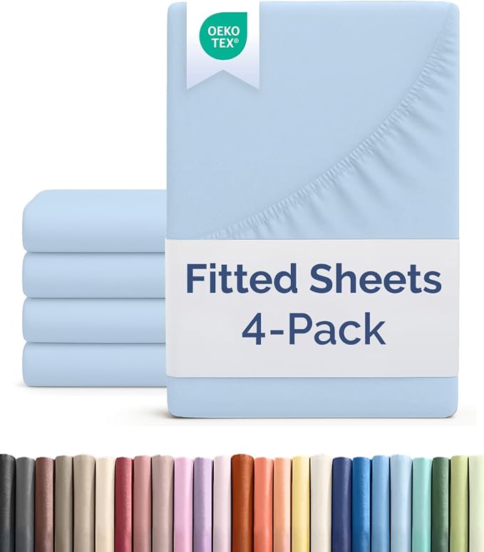 Cal King Size Fitted Bed Sheet by CGKUnlimited