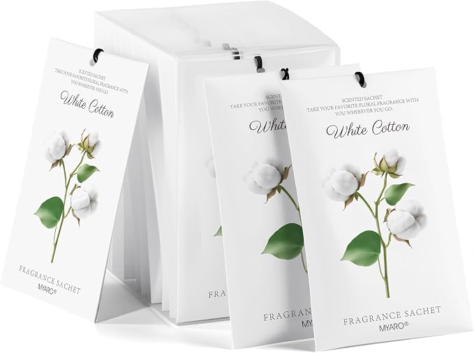 MYARO 12 Packs Scent Sachets for Closet Clothes Storage by MYARO