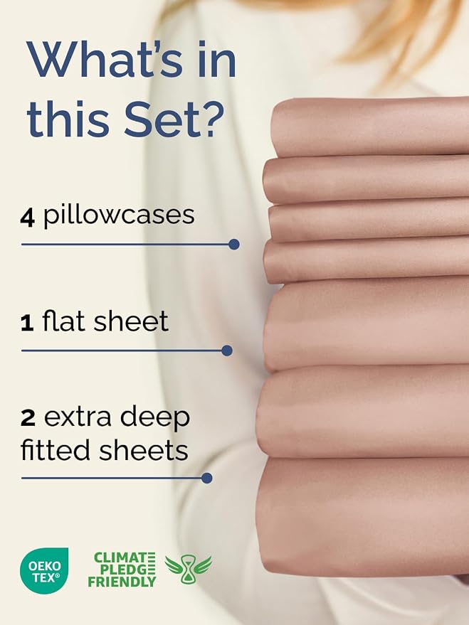 Extra Deep Split King Sheet Set - Image 2