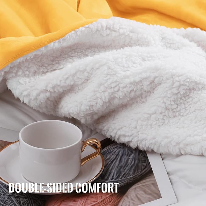 KAWAHOME Sherpa Fleece Blanket for Bed - Image 5
