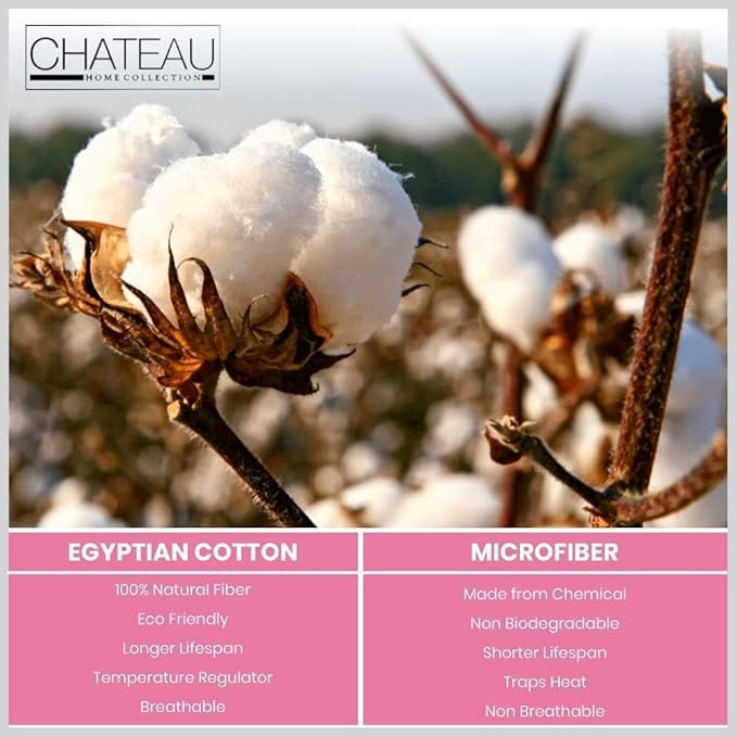 100% Egyptian Cotton Sheets California King Size, 800TC Breathable Bed Sheet Set - Image 6