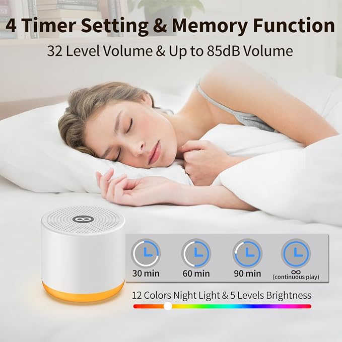Portable White Noise Machine Mini Sound Machine - Image 5