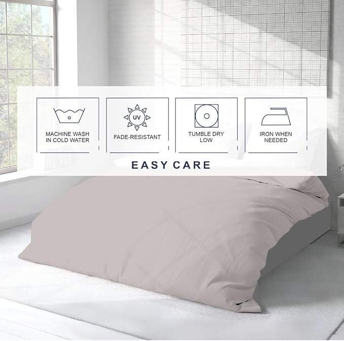 Kotton Culture 3 Pc Duvet Cover King Size Set-100% Egyptian Cotton 600 Thread - Image 6