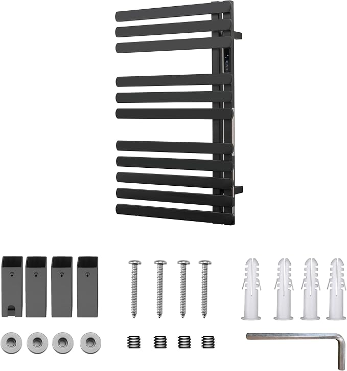 Electric Towel Warmer Rack, Heating Towel Warmer, Timer & Temperature Control - Image 7