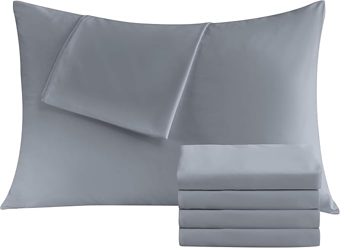 Pillowcases King 4 Pack, 20x36 Pillow Cases by Culve
