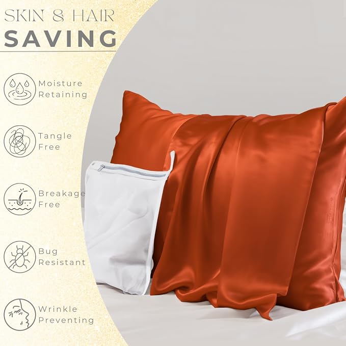 PROMEED 23 Momme Silk Pillowcase 2 Pack - Image 3