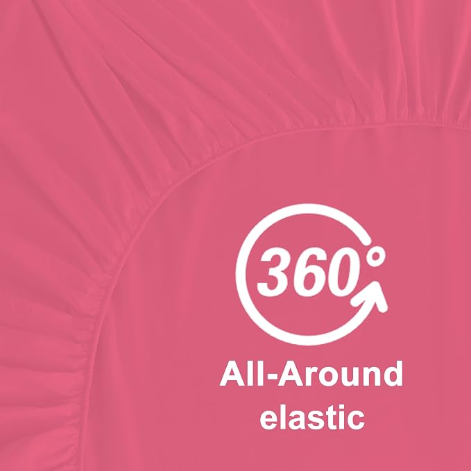 Hotella 100% Microfiber 60"x80" Queen Size Fitted Sheet Only, Hotel Quality - Image 5