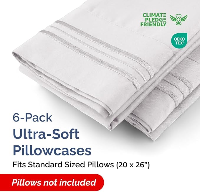 Standard Pillow Cases Set of 6 - Image 2