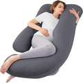 Sasttie Pregnancy Pillows for Sleeping, Jumbo U Shaped Cooling Full Body Pillow by SASTTIE