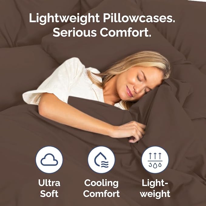 Body Pillowcases Set of 2-20x54 Long Body Pillow Case - Image 3