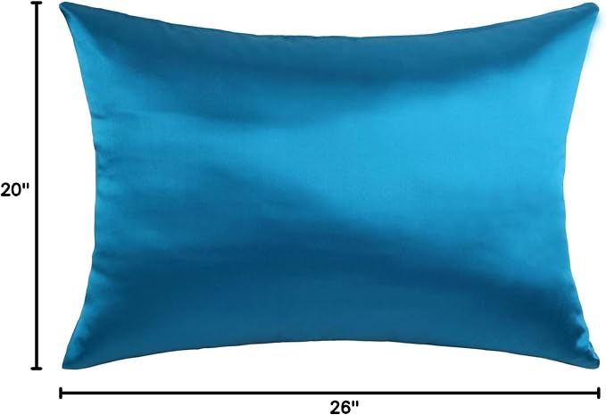 USA Made 100% Silk Pillowcase Peacock, Certified 6A Grade 22 Momme Mulberry - Image 8