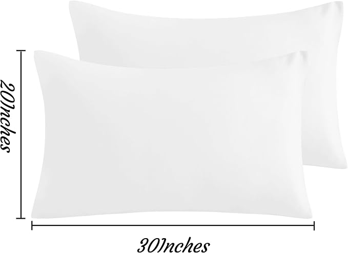 NTBAY Queen Pillow Cases Set of 2, 2 Pack Brushed Microfiber Pillow Cases - Image 3