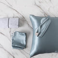 DISANGNI Silk Indulgence Set: Premium 22 Momme Mulberry Silk Pillowcase & Eye by DISANGNI