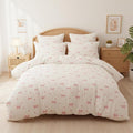 Nayoroom Pink Bow Duvet Cover Full Size Coquette Pink Heart Duvet Cover 3 by Nayoroom