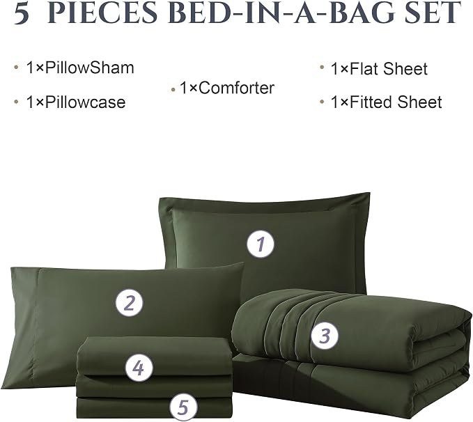 Monbix Twin XL Size Comforter Set - Image 7