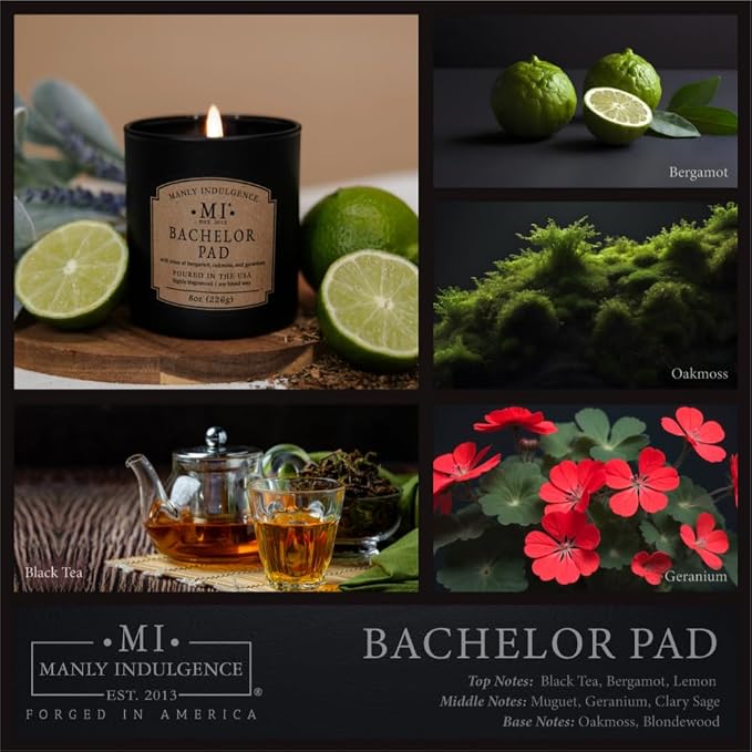 Manly Indulgence Bachelor Pad Scented Candles - Image 2