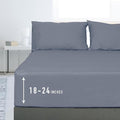 Sunflower Queen Fitted Sheet, 1-Piece Extra Deep Pocket Fitted Bottom Sheet 22" by SunflowerHometexUS