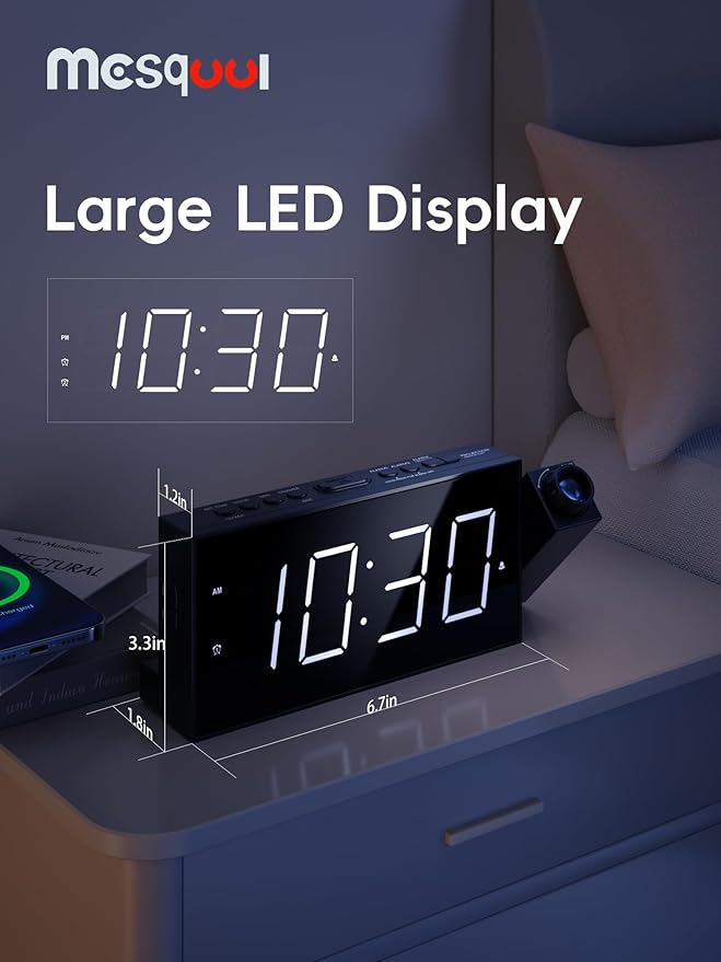 Projection Digital Alarm Clock - Image 2
