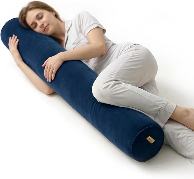 Body Pillow for Adults, Long Round Pillow, Big Cylindrical Pillow, Large Full by Ailuteie