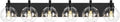 Bathroom Light Fixtures, 6 Light Matte Black Vanity Light, 38 Inch Modern Wall by Metwet