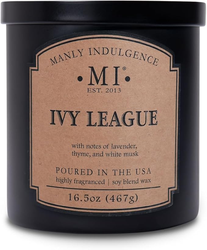 Manly Indulgence Ivy League Scented Candles by ManlyIndulgence