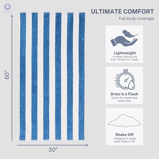 Cotton Turkish Beach Towel - Image 4