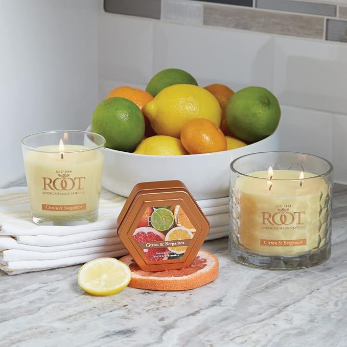 Root Candles Scented Candles Honeycomb Beeswax Blend Premium Handcrafted Candle - Image 8