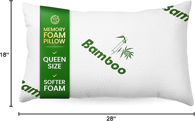 Shredded Memory Foam Pillow Queen Size - Image 10