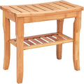 Giantex Bamboo Shower Bench Seat by Giantex
