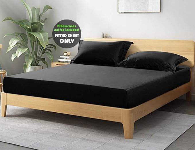 Fitted Sheet- COSMOPLUS Queen Fitted Sheet Only（No Flat Sheet or Pillow Shams） - Image 4
